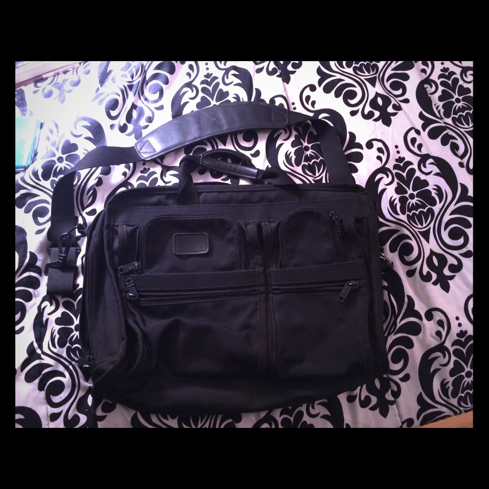 Tumi work brief messenger bag